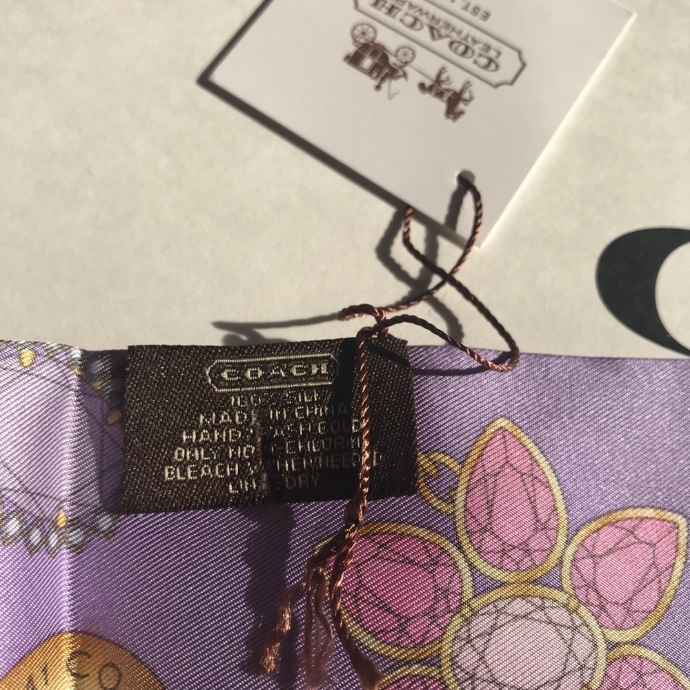 NWT Coach Signature Jewelry Ponytail/Neck Scarf - Picture 5 of 8
